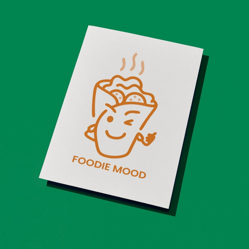 Foodie Mood logotyp designmall - Features Image 3