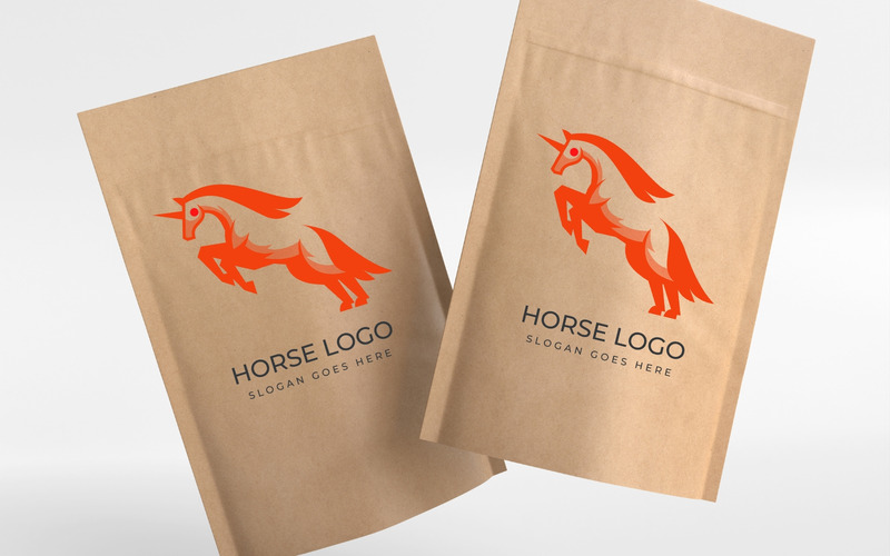Modèle de conception de logo de cheval - Caractéristiques de l’image 1