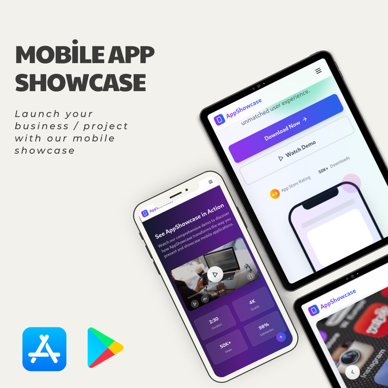 Alkalmazásbemutató – Modern mobilalkalmazás-bemutató Landing & Career Hub - Features Image 1