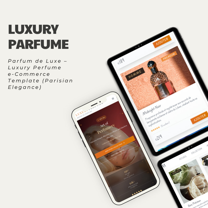 Parfum de Luxe – Luxe parfum e-commerce-sjabloon - Features Image 1