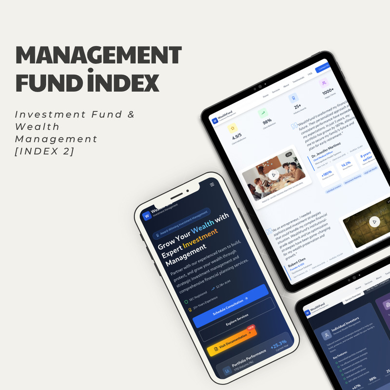 WealthFund – Investmentfonds- und Vermögensverwaltungsplattform - Eigenschaften Bild 1