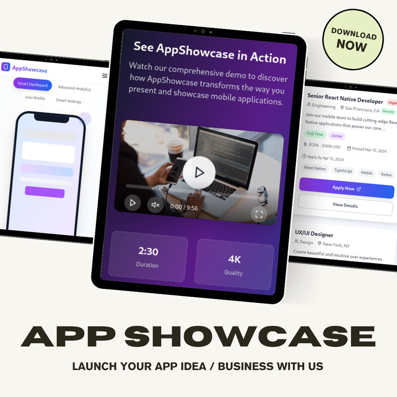 Alkalmazásbemutató – Modern mobilalkalmazás-bemutató Landing & Career Hub - Features Image 2