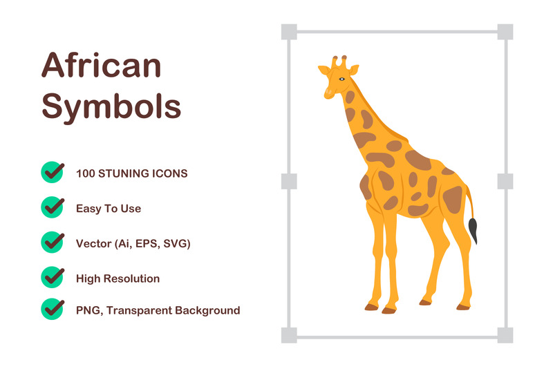 Afrikanska unika symboler Pack - Features Image 1
