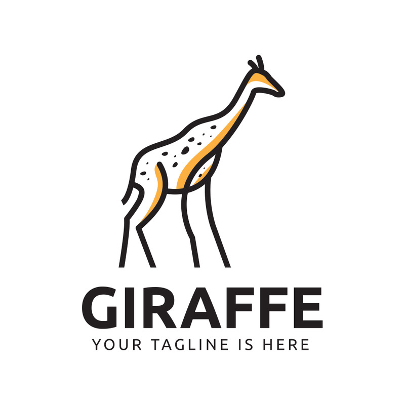 Logo de girafe, logo d'animal - Caractéristiques de l’image 1