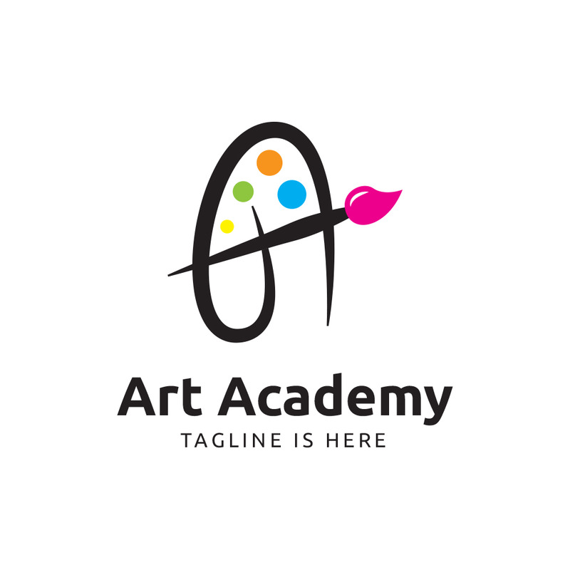 Una lettera - Logo di una scuola d'arte o di un'azienda - Caratteristiche Immagine 1