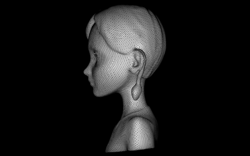 Cyber Maiden Model wydrukowany w 3D - Obraz funkcji 6