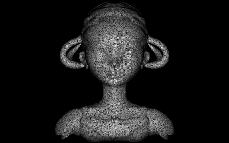 Model 3D popiersia Strażnika Gwiezdnego - Obraz funkcji 6