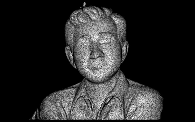 Retrostil Gentleman Bust Free 3D-modell - Features Image 4