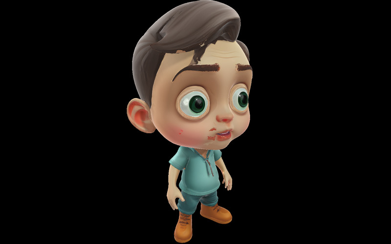 Chibi Crew: Expressive Cartoon Characters 3D Model - Features Image 26