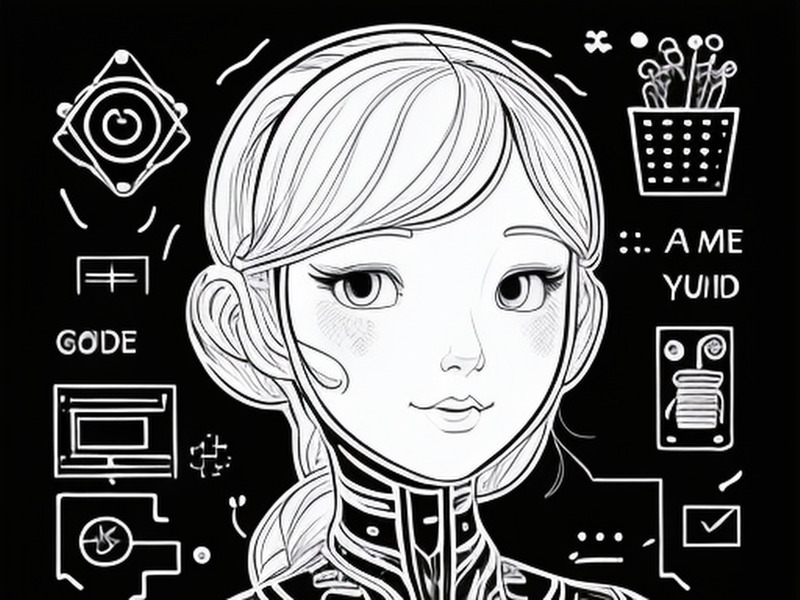 Monochrome Dreams: 50 AI Character Portrait Collection - Features Image 3