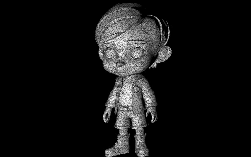 Chibi Crew: Expressive Cartoon Characters 3D Model - Features Image 5