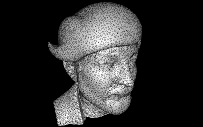 Fantazyjny model popiersia turbanu 3D - Obraz funkcji 2