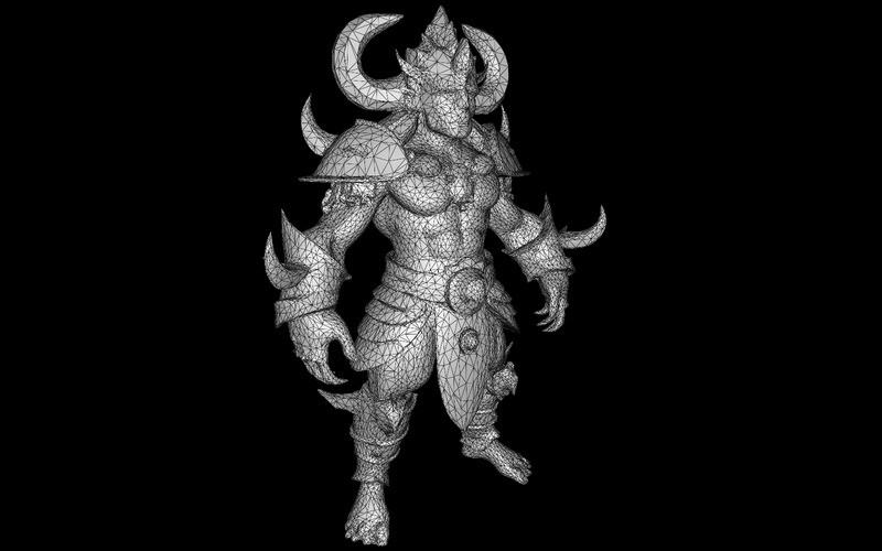 Primal Monarchs: Kolekcja wojowników naczelnych Apex Model 3D - Obraz funkcji 11