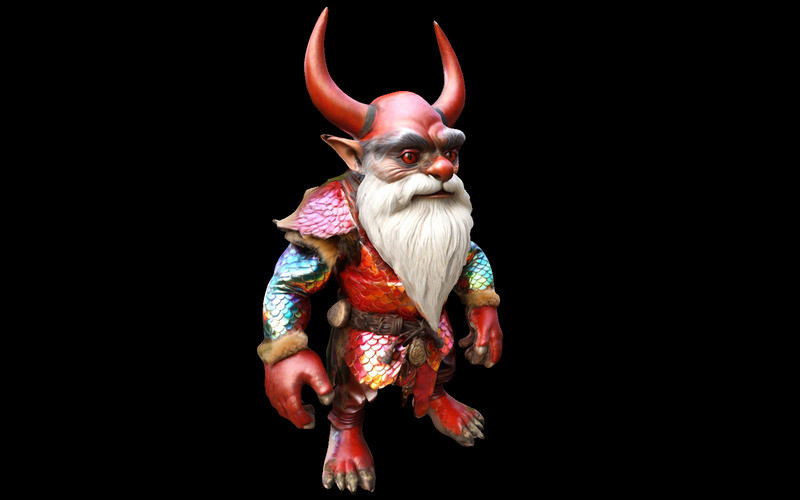 Tribù mitica dei Minotauri: Collezione di creature cornute fantasy, modello 3D - Caratteristiche Immagine 6