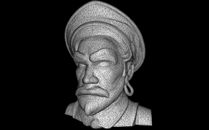 Mistyczny model popiersia turbanu 3D - Obraz funkcji 8