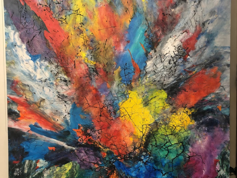 Vibrant Explosion: AI Abstract Art Collection - Features Image 2