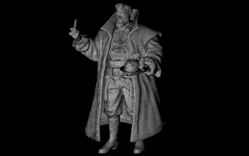 Figurka Niebiańskiego Czarodzieja, model do druku 3D - Obraz funkcji 2