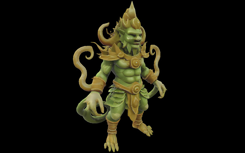 Mythic Realms: AI‑Crafted Fantasy Guardians 3D Pack 3D Model - Features Image 14