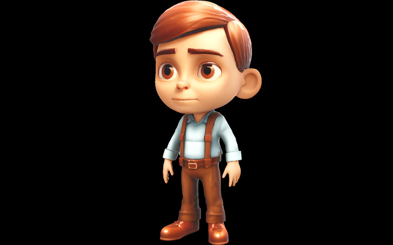 Chibi Crew: Expressive Cartoon Characters 3D Model - Features Image 12