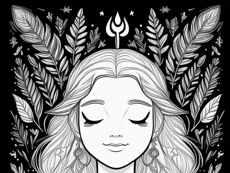 Monochrome Dreams: 50 AI Character Portrait Collection - Features Image 12