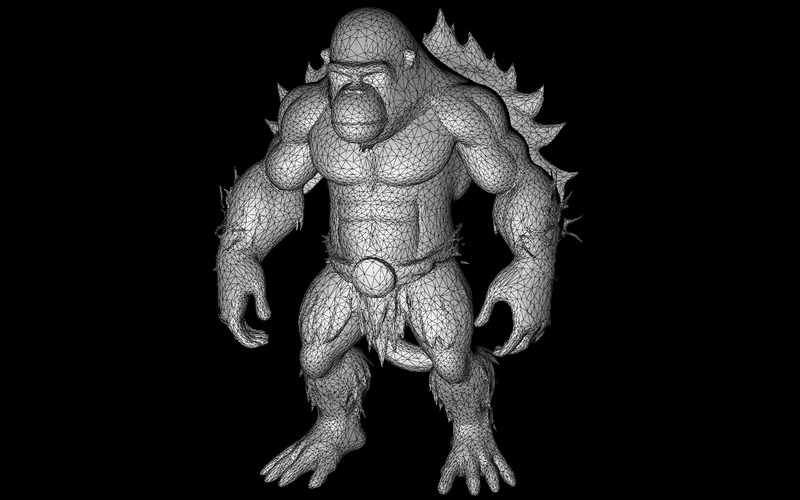 Savage Primal Gorilla Evolution Pack Model 3D - Obraz funkcji 25