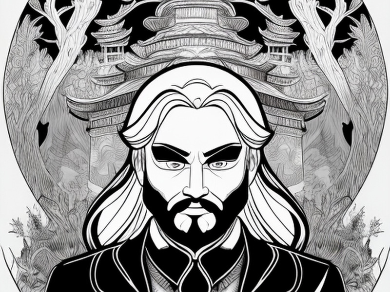 Monochrome Dreams: 50 AI Character Portrait Collection - Features Image 7