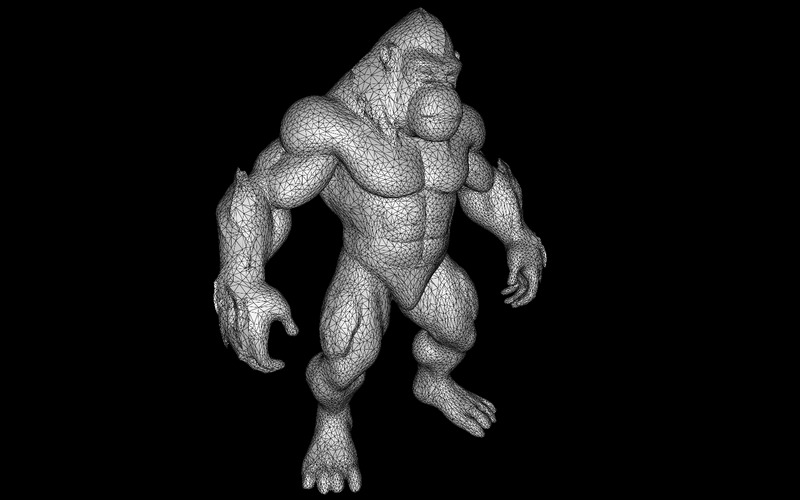 Savage Primal Gorilla Evolution Pack Model 3D - Obraz funkcji 27
