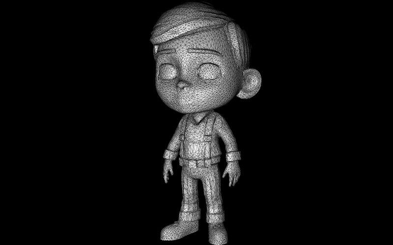 Chibi Crew: Expressive Cartoon Characters 3D Model - Features Image 13