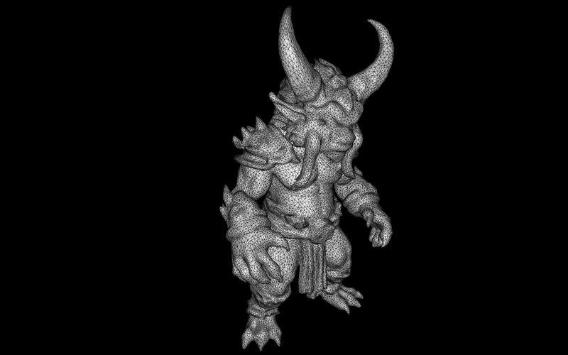 Guardiani cornuti mistici - Pacchetto modello 3D di creature fantasy - Caratteristiche Immagine 19