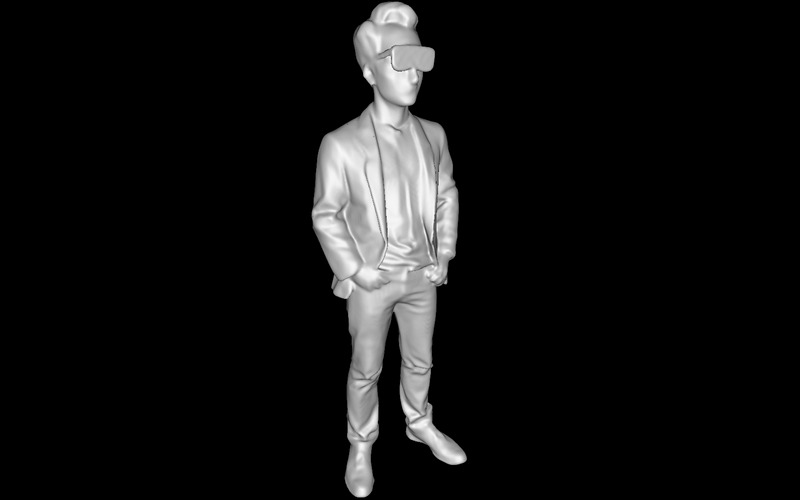 Futuristisch zelfvertrouwen gratis 3D-printmodel - Features Image 1
