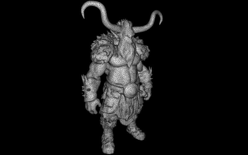 Tribù mitica dei Minotauri: Collezione di creature cornute fantasy, modello 3D - Caratteristiche Immagine 3