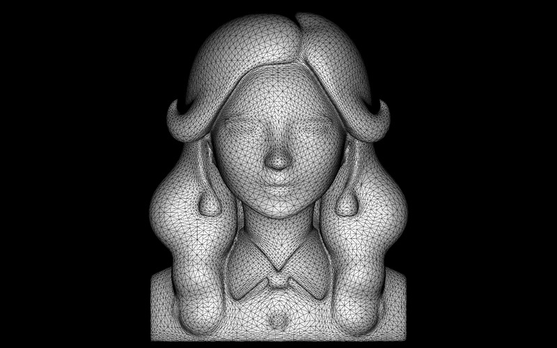 Elegancki model 3D biustu z dodatkiem sztucznej inteligencji - Obraz funkcji 4