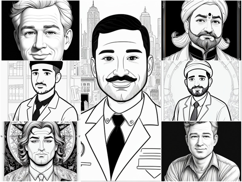 Professional Portrait Collection - AI Art Showcase - Features Image 1