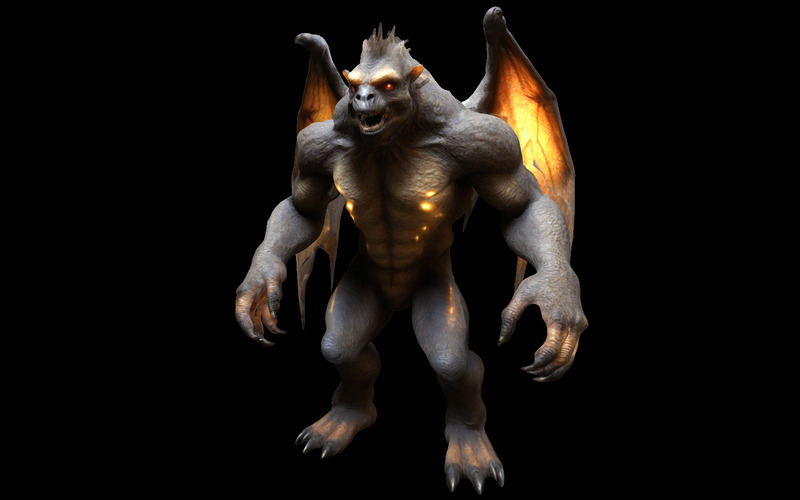Menagerie mitica: modello 3D dei Gargoyle Guardians - Caratteristiche Immagine 24