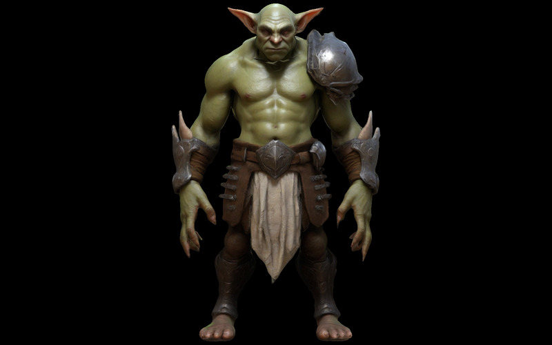 Fantasia Goblin Horde: Pacote Completo de Personagens Modelo 3D Grátis - Features Image 26