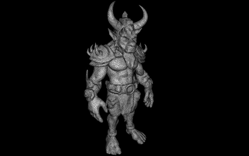 Collezione di modelli 3D di Guardiani Cornuti Mitici - Caratteristiche Immagine 27