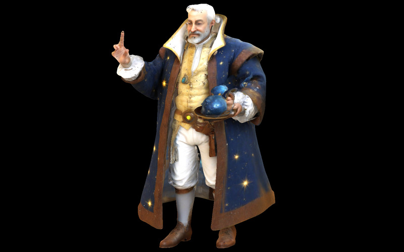 Figurka Niebiańskiego Czarodzieja, model do druku 3D - Obraz funkcji 1