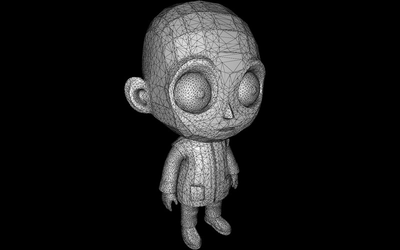 Przyjazna Fantastyka i Dziwaczna Kolekcja Postaci Zombie Model 3D - Obraz funkcji 23