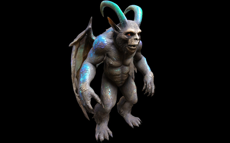 Menagerie mitica: modello 3D dei Gargoyle Guardians - Caratteristiche Immagine 6
