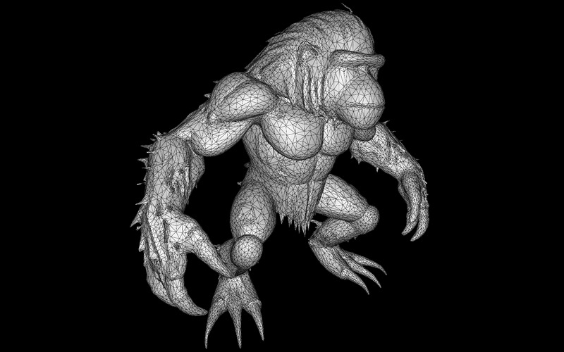 Primal Primates: Evolved Ape Character Collection Model 3D - Obraz funkcji 7