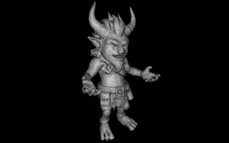 Guardiani cornuti mistici - Pacchetto modello 3D di creature fantasy - Caratteristiche Immagine 27