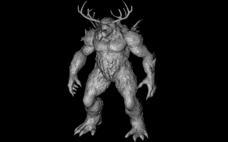 Menagerie mitica: modello 3D dei Gargoyle Guardians - Caratteristiche Immagine 9