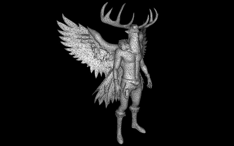 Mythic Realms: AI‑Crafted Fantasy Guardians 3D Pack 3D Model - Features Image 27
