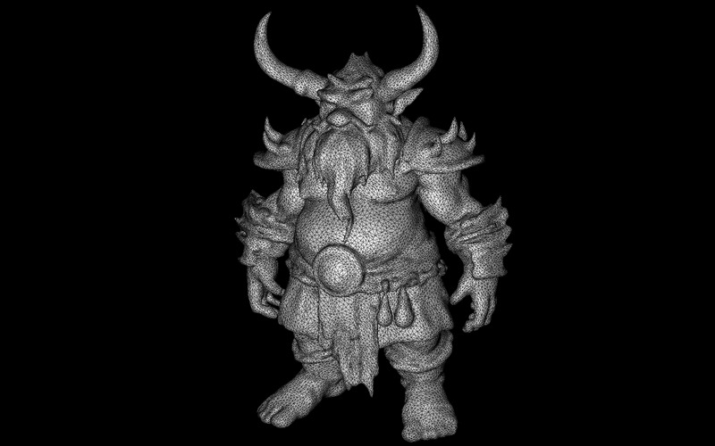 Collezione di modelli 3D di Guardiani Cornuti Mitici - Caratteristiche Immagine 17