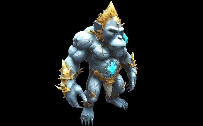Savage Primal Gorilla Evolution Pack Model 3D - Obraz funkcji 14