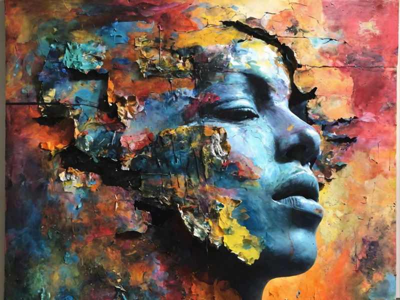 Vibrant Explosion: AI Abstract Art Collection - Features Image 4