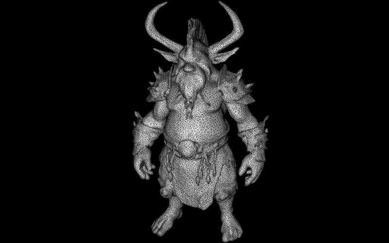 Tribù mitica dei Minotauri: Collezione di creature cornute fantasy, modello 3D - Caratteristiche Immagine 17