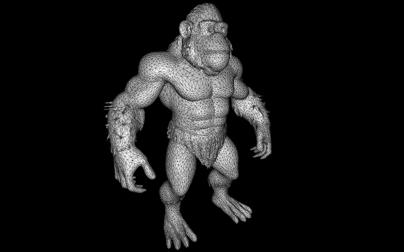 Savage Primal Gorilla Evolution Pack Model 3D - Obraz funkcji 23