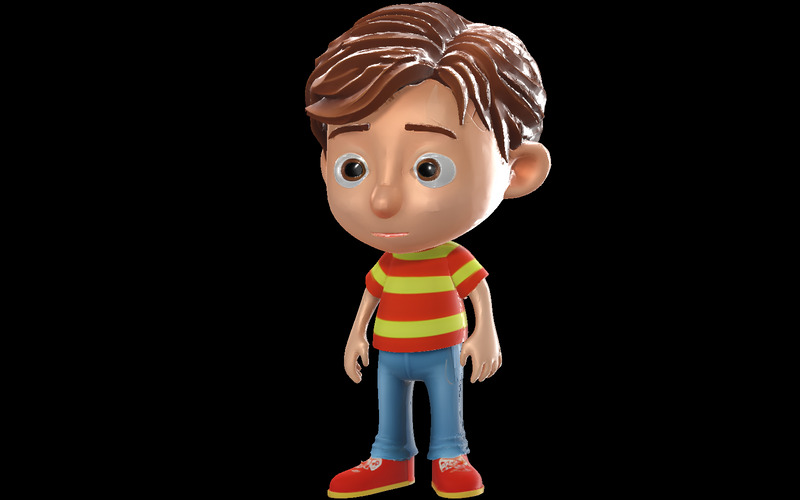 Whimsical Wanderers: Abenteuerpaket für Kinder 3D-Modell - Eigenschaften Bild 4