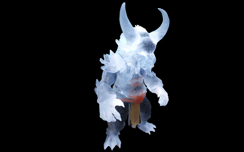 Guardiani cornuti mistici - Pacchetto modello 3D di creature fantasy - Caratteristiche Immagine 18